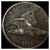 1858 Copper-Nickel Flying Eagle Cent HIGH GRADE