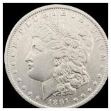 1891-O Silver Morgan Dollar CLOSELY  UNCIRCULATED