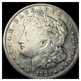 1921 Silver Morgan Dollar NEARLY UNCIRCULATED
