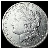 1884 Morgan Silver Dollar CLOSELY UNCIRCULATED