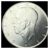 1938 Sweden Silver 2 Kroner UNCIRCULATED