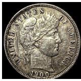 1900 Barber Dime CLOSELY UNCIRCULATED