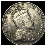 1903 Canada Silver 10 Cents NEARLY UNCIRCULATED