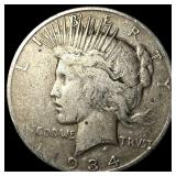1934-S Silver Peace Dollar LIGHTLY CIRCULATED