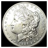 1886-S Silver Morgan Dollar CLOSELY UNCIRCULATED