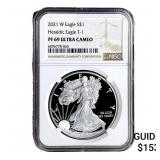2021-W Silver Eagle NGC PF69 Hearldic Eagle T-1 UC