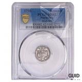 1796 Nurnberg Silver 1 Kreuzer PCGS MS62