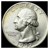 1937-D Silver Washington Quarter UNCIRCULATED