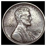 1914-S Lincoln Wheat Cent NEARLY UNCIRCULATED
