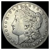 1891-CC Silver Morgan Dollar ABOUT UNCIRCULATED