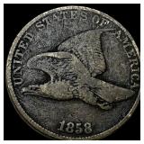 1858 Copper-Nickel Flying Eagle Cent HIGH GRADE