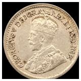 1917-C Newfoundland Silver 5 Cents CHOICE AU