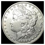 1885 Silver Morgan Dollar NEARLY UNCIRCULATED
