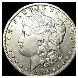 1886-O Silver Morgan Dollar NEARLY UNCIRCULATED