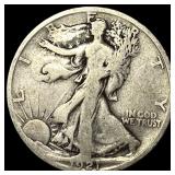 1921-S Silver Walking Liberty Half Dollar NICELY C