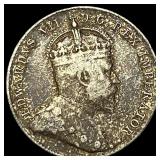 1907 Canada Silver 10 Cents ABOUT UNCIRCULATED