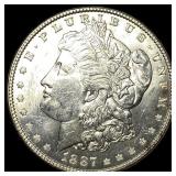 1887 Silver Morgan Dollar UNCIRCULATED