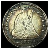 1873 Arrows Seated Liberty Quarter HIGH GRADE