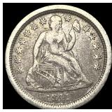 1841-O Silver Seated Liberty Dime NEARLY UNCIRCULA