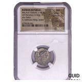 49 BC Roman Republic Mn. Acil. Glabrio Silver Dena