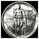 1926 Silver Half Dollar Oregon Trail Memorial UNCI