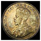 1930 Canada Silver 25 Cents UNCIRCULATED
