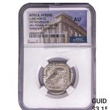 Attica, Athens 440-404 BC Silver Tetradrachm NGC