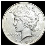1923-D Silver Peace Dollar CLOSELY  UNCIRCULATED