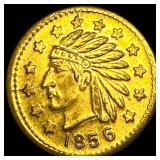 1856 California Gold 1/2 Dollar Token HIGH GRADE