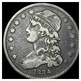1834 Capped Bust Quarter LIGHTLY CIRCULATED