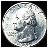 1935 Silver Washington Quarter UNCIRCULATED