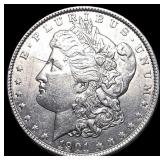 1901 Morgan Silver Dollar CLOSELY UNCIRCULATED