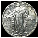 1927 Standing Liberty Silver Quarter CLOSELY  UNC
