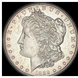 1889-S Silver Morgan Dollar CHOICE AU