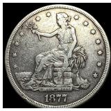 1877-S Silver Trade Dollar LIGHTLY CIRCULATED