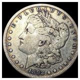 1892 Morgan Silver Dollar LIGHTLY CIRCULATED