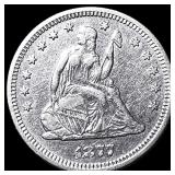 1877-S Silver Seated Liberty Quarter CLOSELY UNCIR