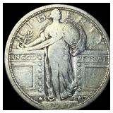 1917-S Type 1 Standing Liberty Quarter  LIGHTLY C