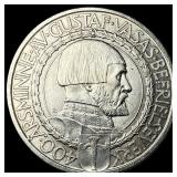 1921 Sweden Silver 2 Kroner UNCIRCULATED