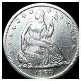 1868-S Silver Half Dollar NEARLY UNCIRCULATED