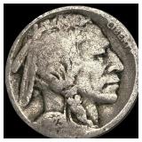 Buffalo Nickel no date no mint mark. ABOUT UNCIRCU