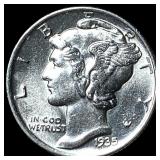 1935 Mercury Dime CHOICE BU
