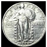 1930 Standing Liberty Silver Quarter CLOSELY  UNC