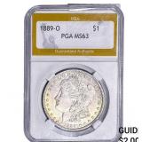 1889-O Morgan Silver Dollar PGA MS63