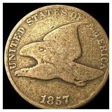 1857 Flying Eagle Cent LIGHTLY CIRCULATED
