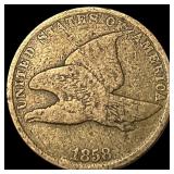 1858 Flying Eagle Cent LIGHTLY CIRCULATED