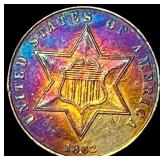 1862 Silver Three-Cent Piece UNCIRCULATED