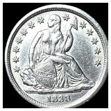 1838 Seated Liberty Silver Dime UNCIRCULATED