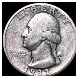 1932-S Silver Washington Quarter LIGHTLY CIRCULATE