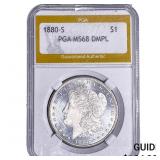 1880-S Morgan Silver Dollar PGA MS68 DMPL